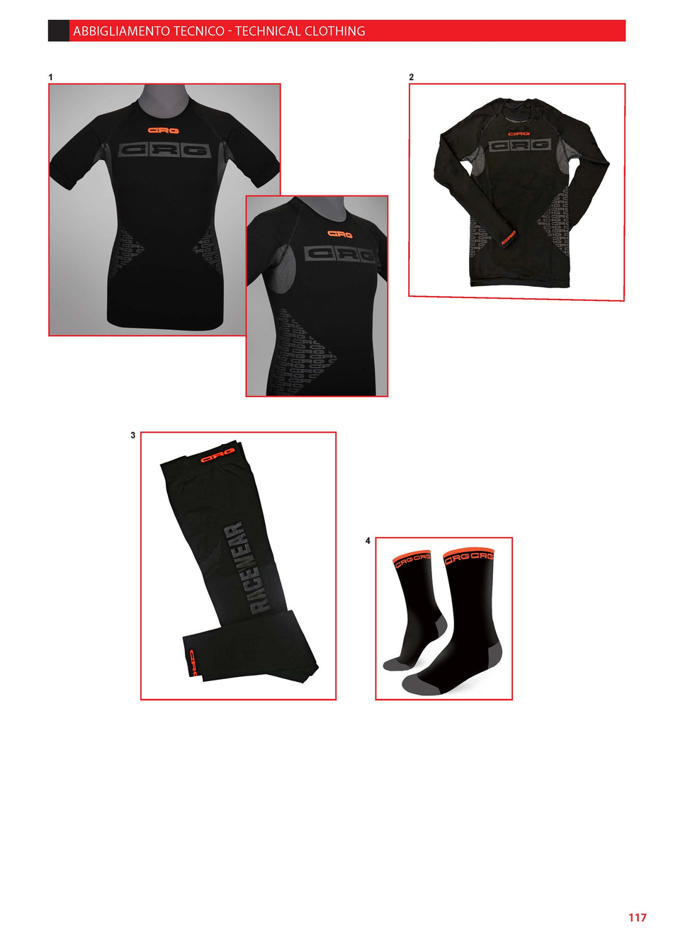 CRG CLOTHING LINE - TECHNICAL CLOTHING