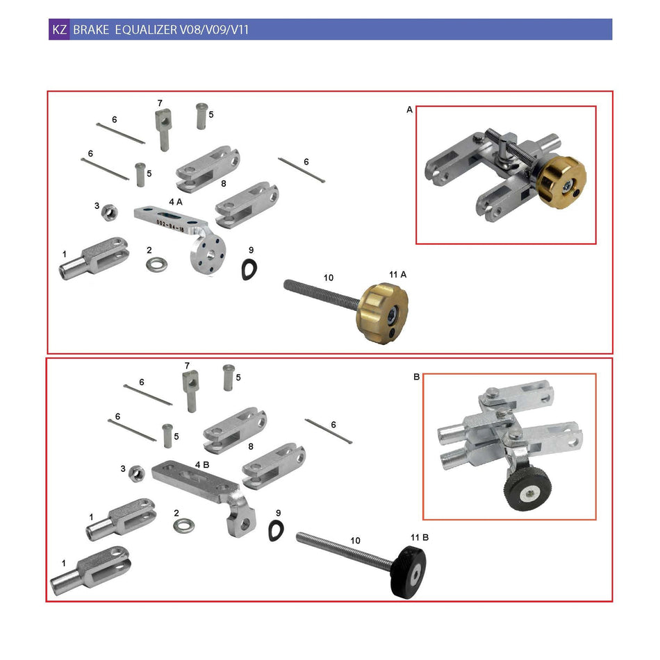 CRG KZ BRAKE EQUALIZER V08 - V09 - V11