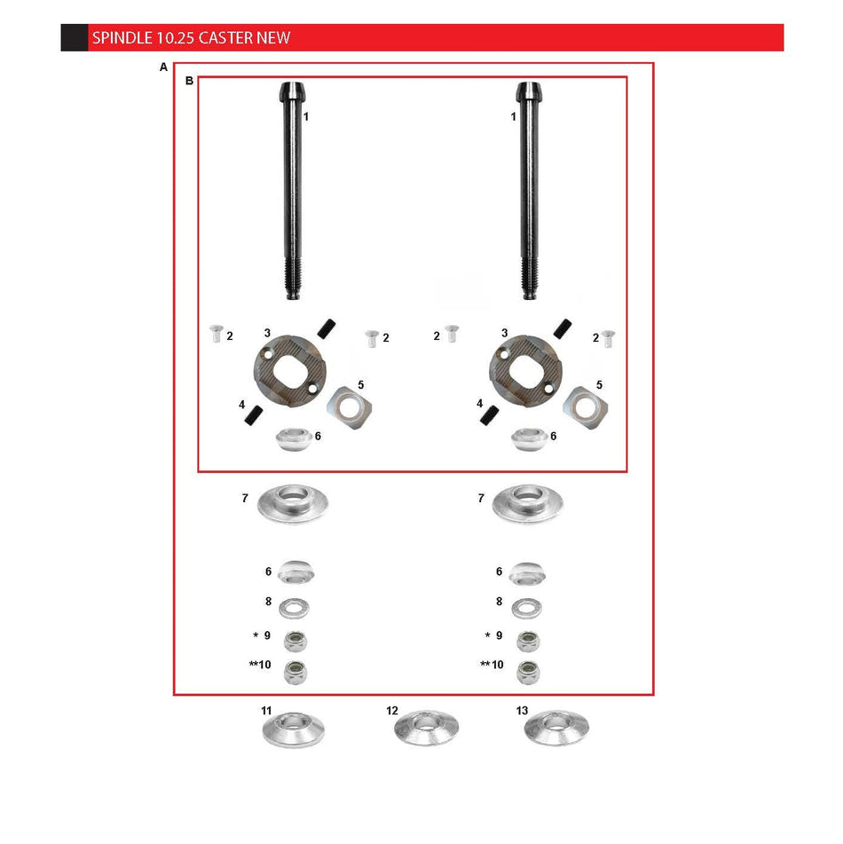 CRG 10MM KINGPIN & SNIPER PLATE ASSEMBLY
