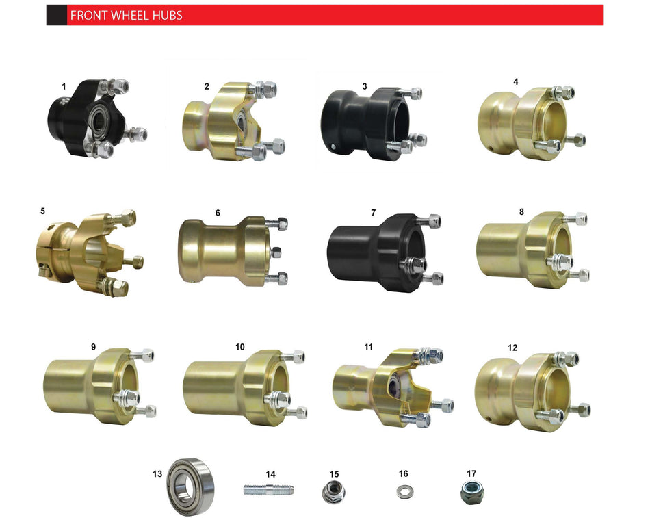CRG FRONT WHEEL HUBS