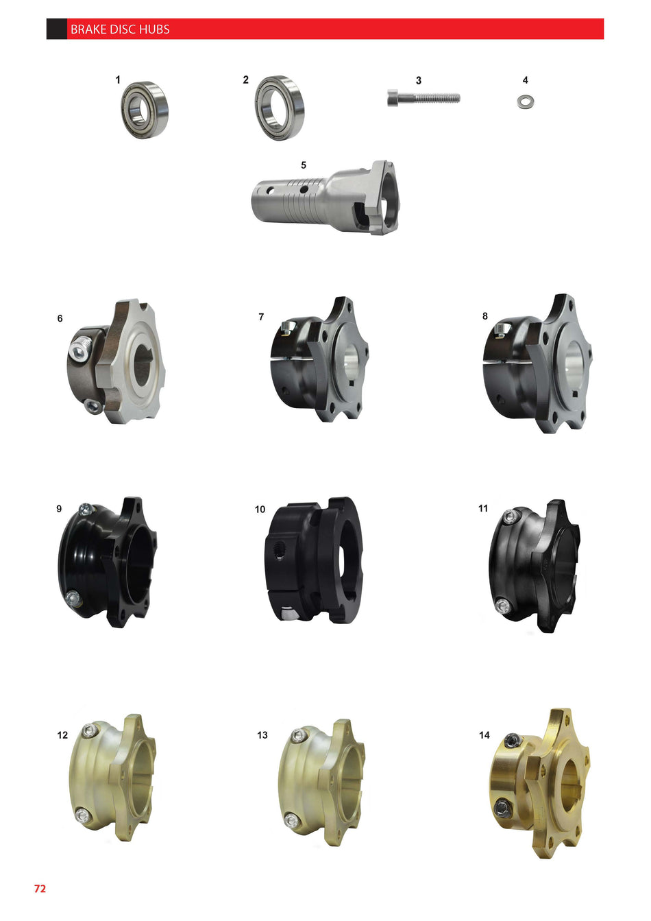 CRG BRAKE DISC HUBS