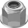 Nylon-Insert Flange Locknut M8 x 1.25mm