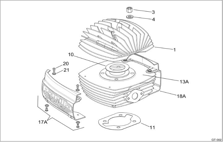 IAME MINI SWIFT  Head & Cylinder