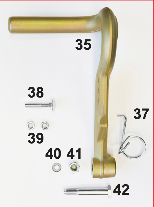 Rh gas pedal spring (37)