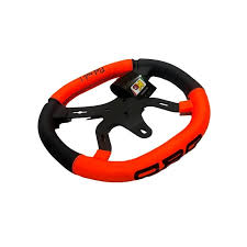 Steering wheel 330 Black/Orange Flat out High Grip
